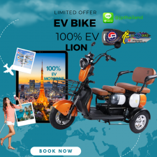 Lion Ev Bike 3 wheels - orange