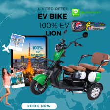 Lion Ev Bike 3 wheels - Green