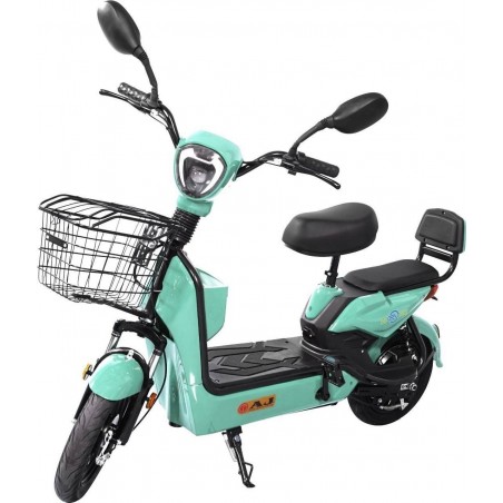 AJ EV Bike จักรยานไฟฟ้า รุ่น S-9 สีเขียว